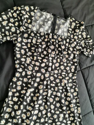 Vestido Negro Floral