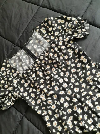 Vestido Negro Floral