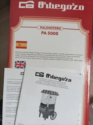 Máquina de Palomitas Roja