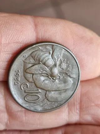 Moneta 10  Centesimi Ape 1932