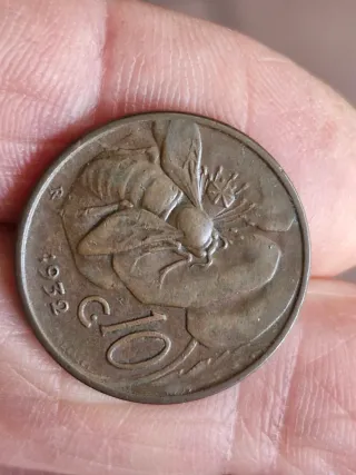 Moneta 10  Centesimi Ape 1932