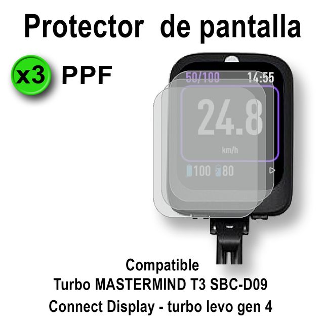 Protector Pantalla PPF x3 Turbo Mastermind
