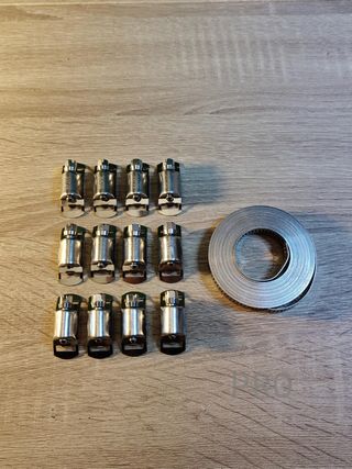 Juego de abrazaderas para mangueras BGS