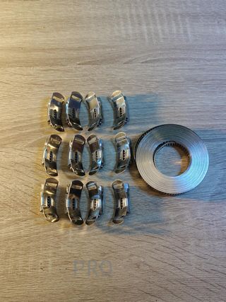 Juego de abrazaderas para mangueras BGS