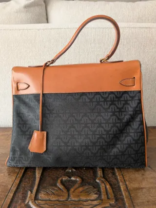 Bolso Maurice Lacroix Negro y Marrón