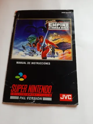 Manual Star Wars Empire Strikes Back SNES ESP