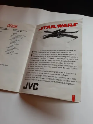 Manual Star Wars Empire Strikes Back SNES ESP