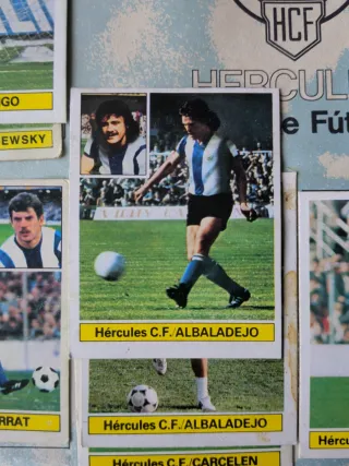 Álbum Liga 81-82 Cromos Colección con Albadalejo