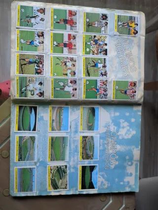 Álbum Liga 81-82 Cromos Colección con Albadalejo
