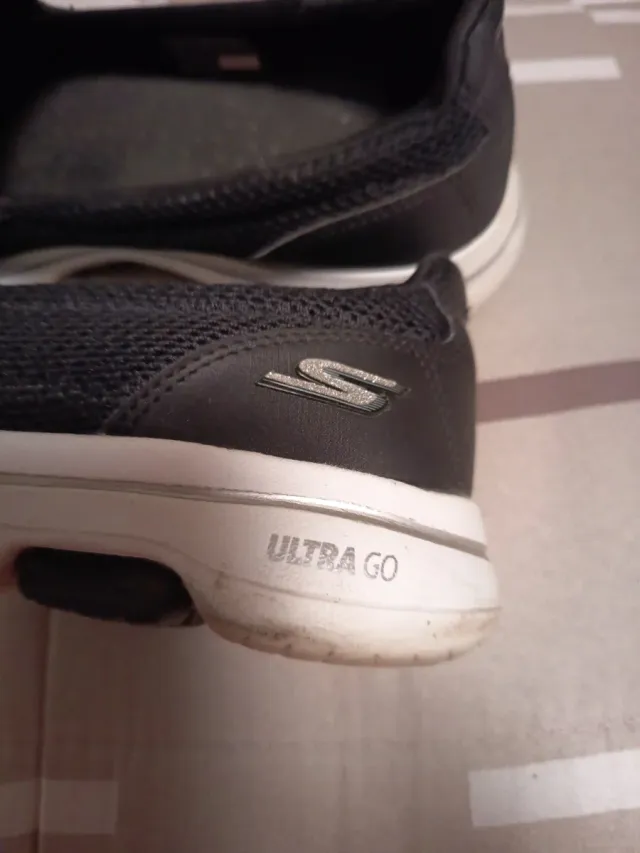 Skechers Mujer Zapatos Negros Flor