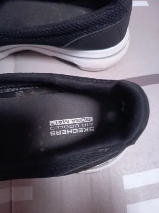 Skechers Mujer Zapatos Negros Flor