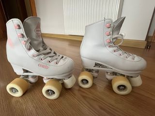 Patines artísticos blancos Oxelo Talla 32