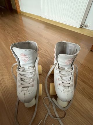 Patines artísticos blancos Oxelo Talla 32
