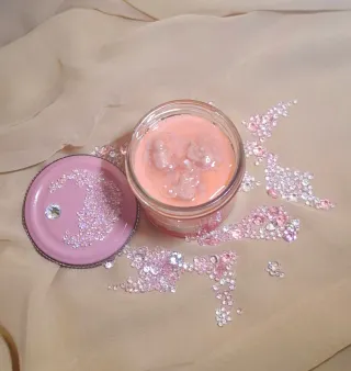 Candela fatta a mano con luci notturne