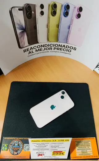 iPhone 13 128GB Rosa Reacondicionado