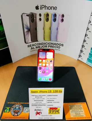 iPhone 13 128GB Rosa Reacondicionado