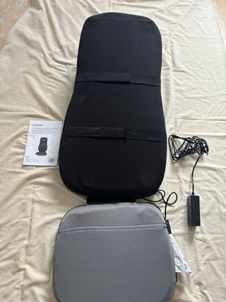 Sillón de Masajes Negro Cuero Sintético