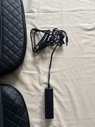 Sillón de Masajes Negro Cuero Sintético