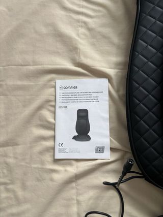 Sillón de Masajes Negro Cuero Sintético