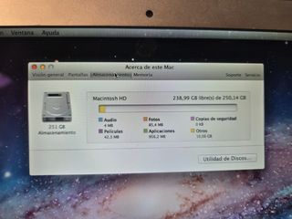 MacBook Air 2011 Intel Core i5 4GB RAM