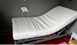 Cama articulada con colchón en muy buen estado