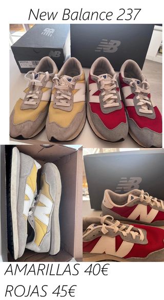 New Balance 237 Pack Amarillo y Rojo