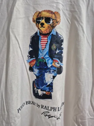 Camiseta Polo Ralph Lauren Oso Blanca