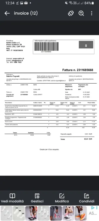 Armaf Club de Nuit Eau de Parfum 105ml