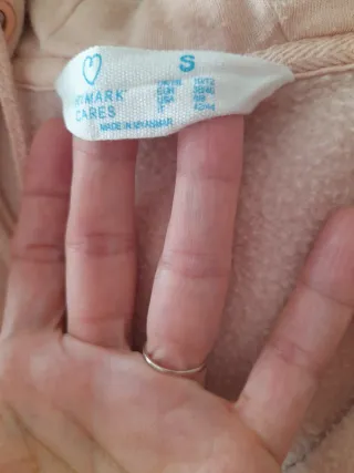 Sudadera Rosa Talla S