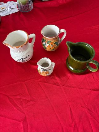 Set 4 brocche in ceramica