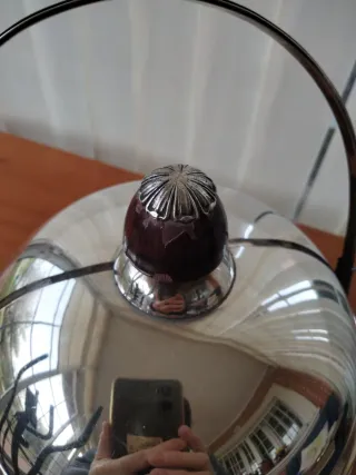 Cubitera de alpaca con tapa