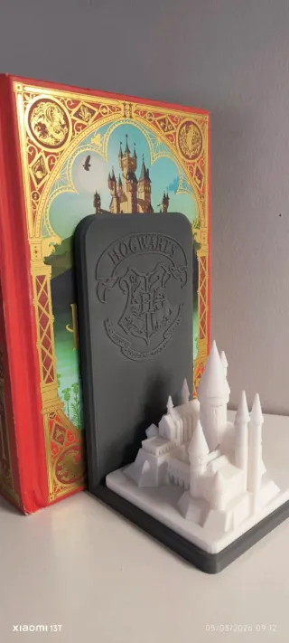 Soporte libros Harry Potter y marcapaginas regalo