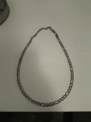 Cadena de Acero Inoxidable Plateada