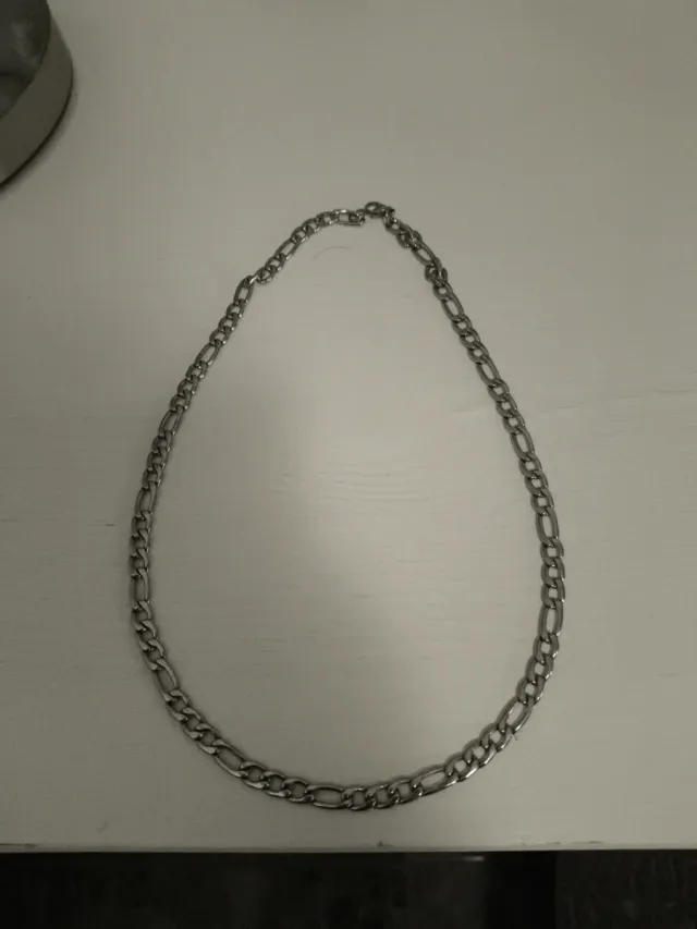 Cadena de Acero Inoxidable Plateada