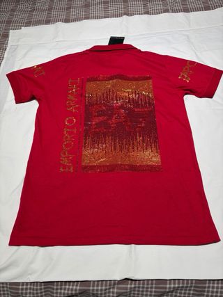 Polo Emporio Armani Rojo Talla M