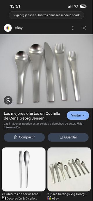 Cubiertos Arne Jacobsen - Vintage