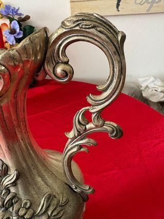 Caraffa antica placcata argento