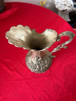 Caraffa antica placcata argento