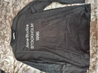 Camiseta Acne Studios Stockholm 1996 Gris/negro