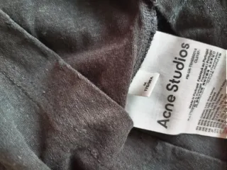 Camiseta Acne Studios Stockholm 1996 Gris/negro