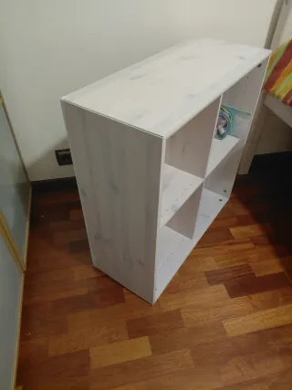 Cama, Armario y Estantería Dormitorio Flexa