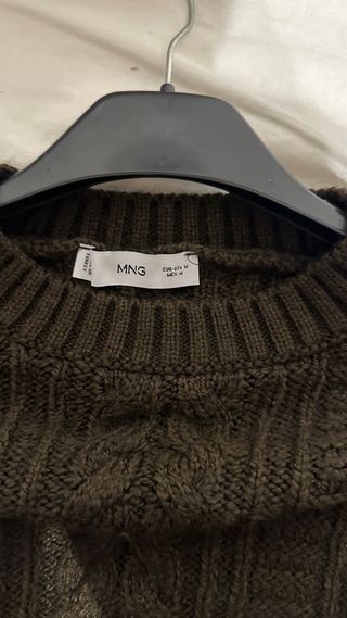 Jersey trenzado marrón
