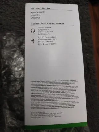 Auriculares Inalámbricos Xbox Bluetooth Microsoft.