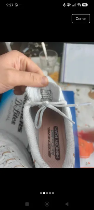 Zapatillas Skechers D'Lites Blancas