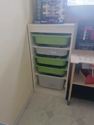 Mueble organizador con 5 cajones