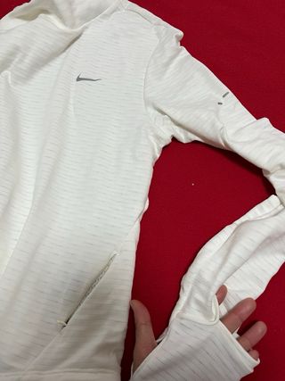 Sudadera Nike Blanca Cuello Alto talla S nueva