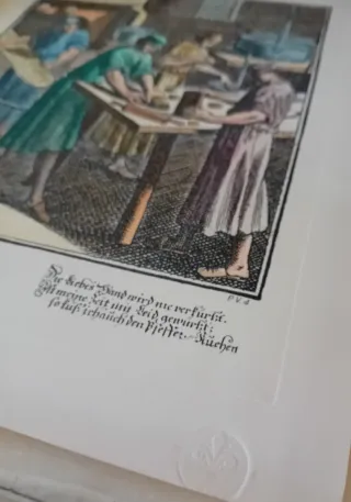 Coppia Stampe Vintage-Ponte Vecchio Firenze