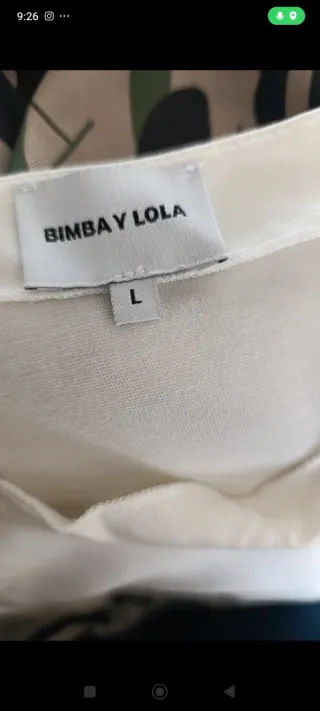 Blusa Bimba y Lola Blanca