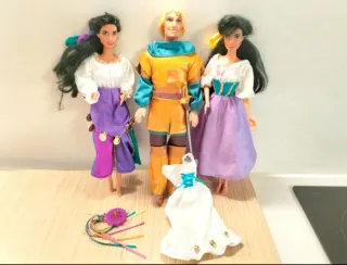 Bambole Esmeralda e Capitano Phoebus Disney