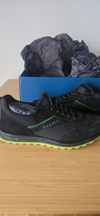 Bugatti originales Carlos Zapatillas Hombre Negro/